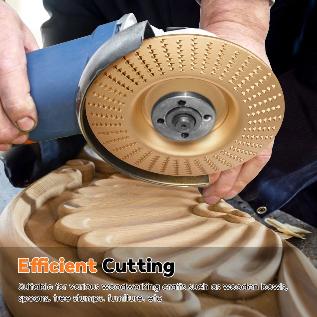 Wood Carving Disc Tungsten Carbide Angle Grinder Wheel For 4 4.5 Inch Grinders Shaping Sanding Polishing Stripping Woodworking Zpaxo