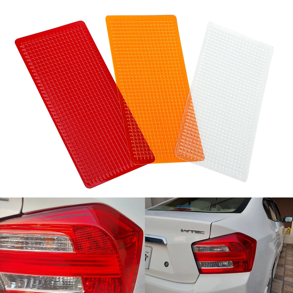 Car Repair Tools for Turn Signal Light Headlight Taillights Side Marker Lamp Lens Clear Sets Stickers DIY Automobile Accessories Zpaxo
