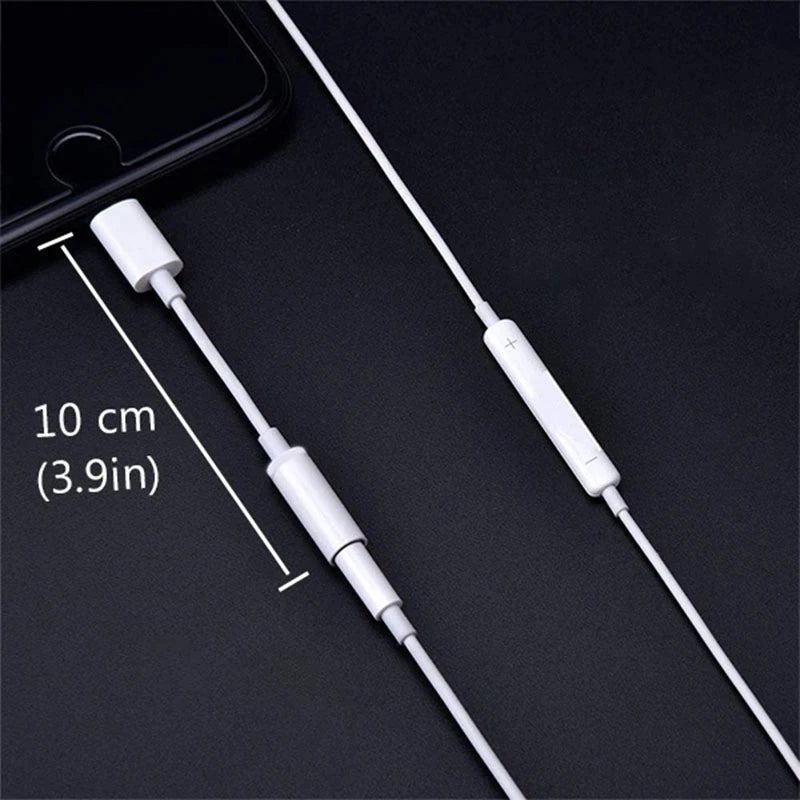 Lightning Headphone Adapter Jack AUX Audio Cable IPhone14 13 12 11