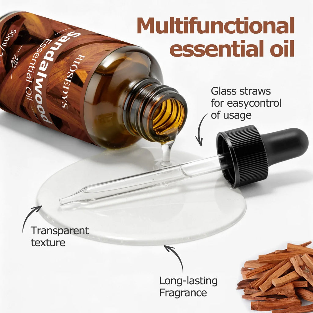 SANDALWOOD ESSENTIAL OIL Has Deep Nourishing Moisturizing Effects Zpaxo