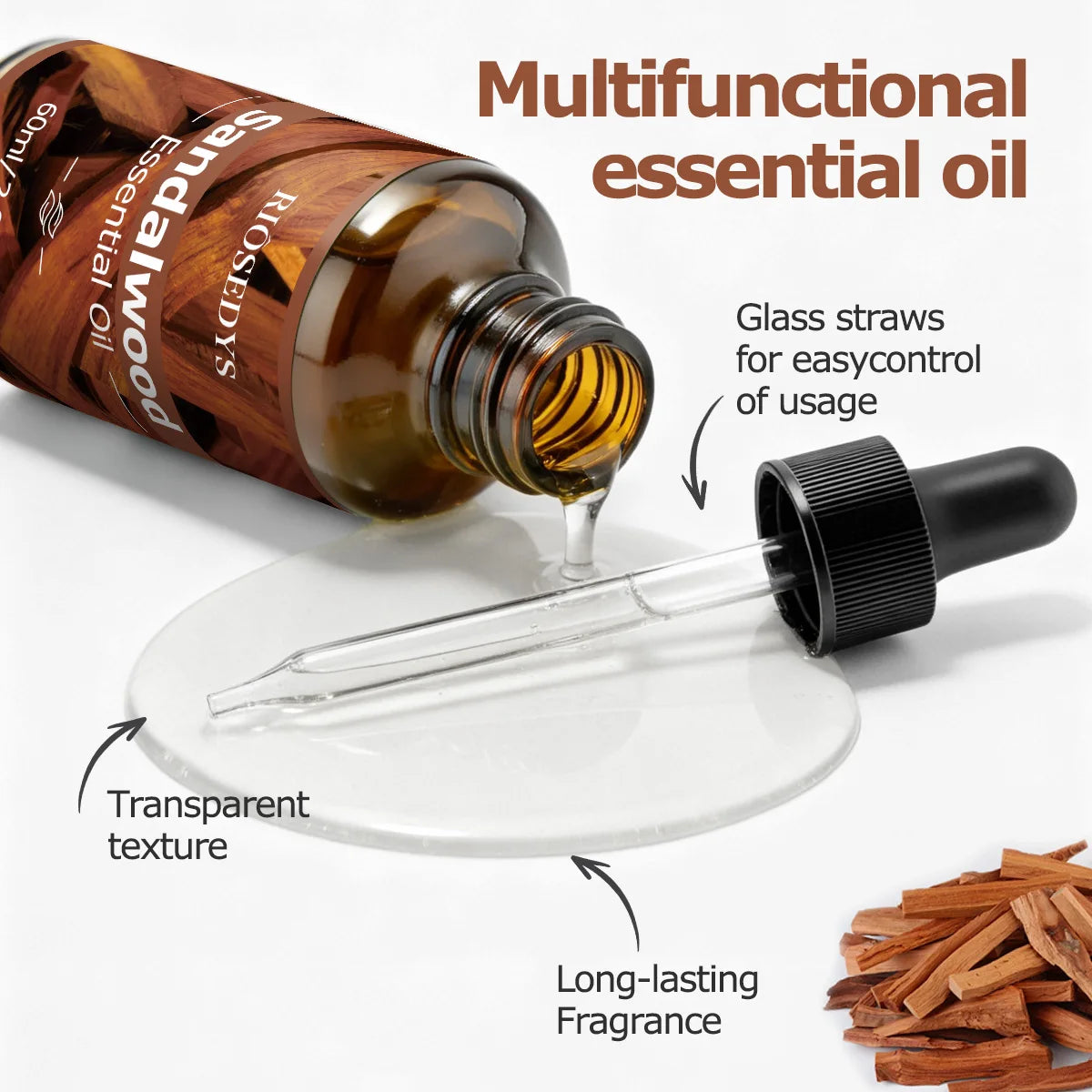 SANDALWOOD ESSENTIAL OIL Has Deep Nourishing Moisturizing Effects Zpaxo