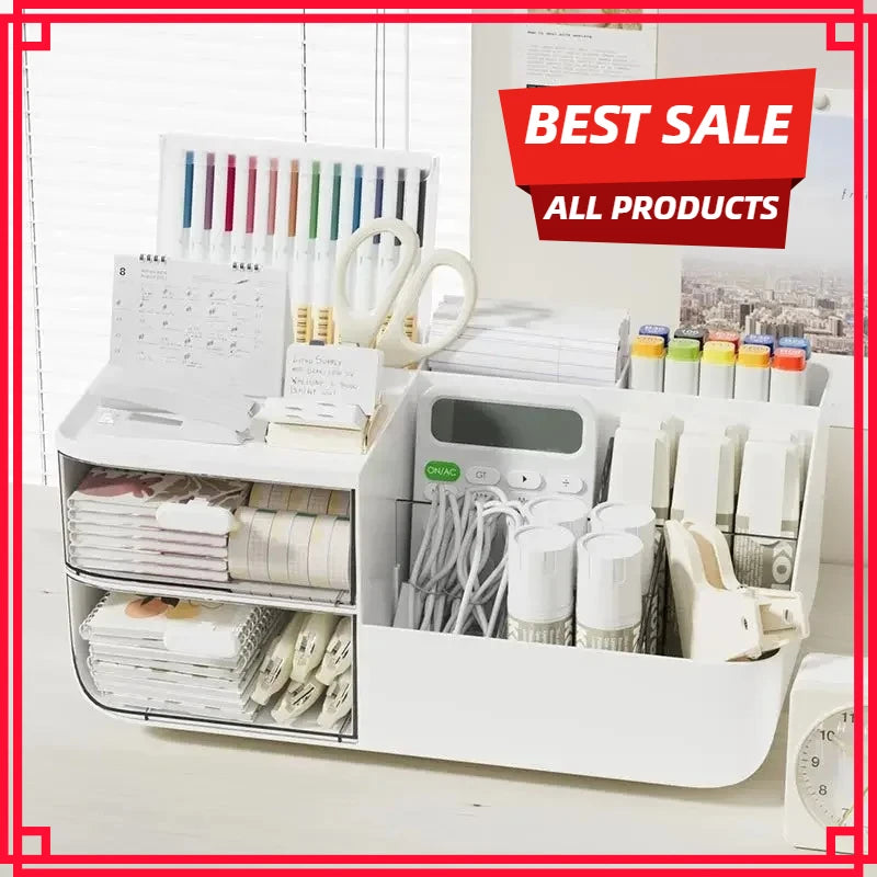 Desktop Drawer Organizer – Cosmetics & Stationery Storage Box Desktop Drawer Organizer Zpaxo