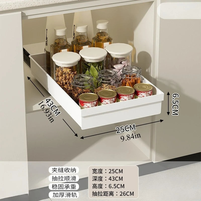 No-drill Magic Tray Heavy-duty Slide-out Organizer Cabinets Sinks