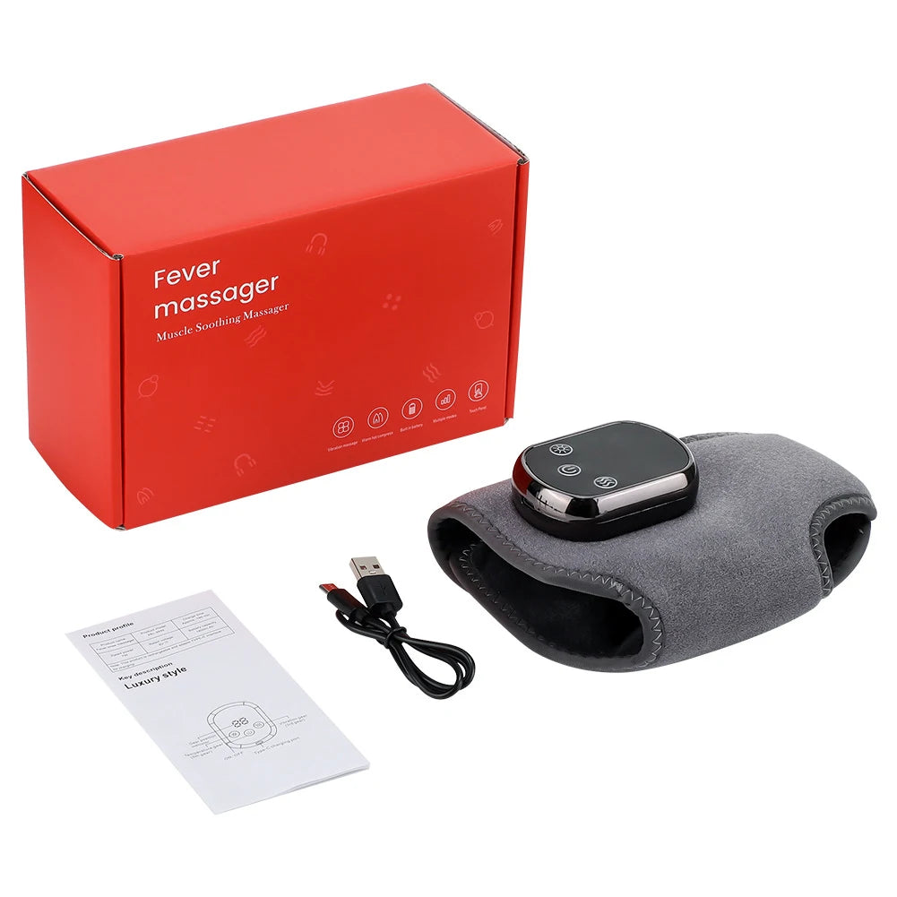 3-in-1 Rechargeable Ankle Foot Massager 3 Vibration Mode Heated Feet Zpaxo