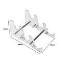 3-Tier Transparent Acrylic Keyboard Stand & Display Rack Keyboard Display Stand Zpaxo transparent 3 tiers