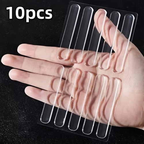 10-Pack Clear Rubber Door Bumper Guards - Anti-Collision Wall Protectors, Noise Reducing Strips for Furniture Protection Zpaxo 10pcs