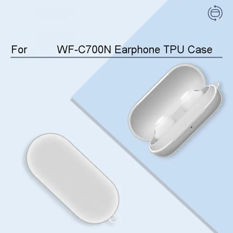 652F Compatible for WF-C700N Earphone Cover-Shell Shockproof Anti-scratch Protect Sleeve Washable Housing Dustproof Case Zpaxo