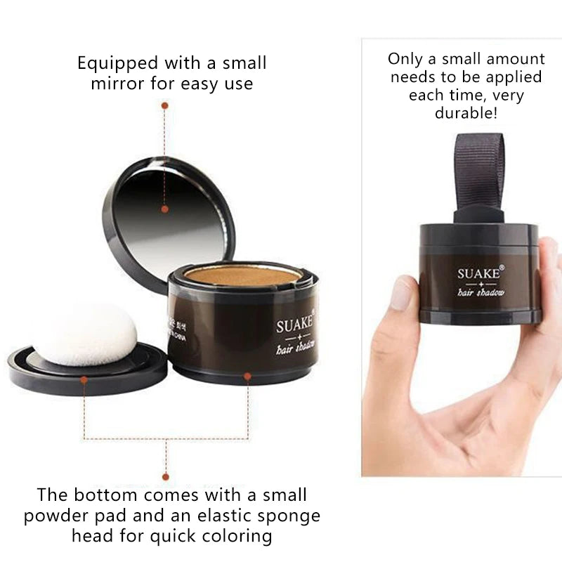 4 Color Hair Line Powder Natural Instant Waterproof Hairline Shadow Concealer Conceals Hair Root Hairline Shadow Powder Makeup Zpaxo