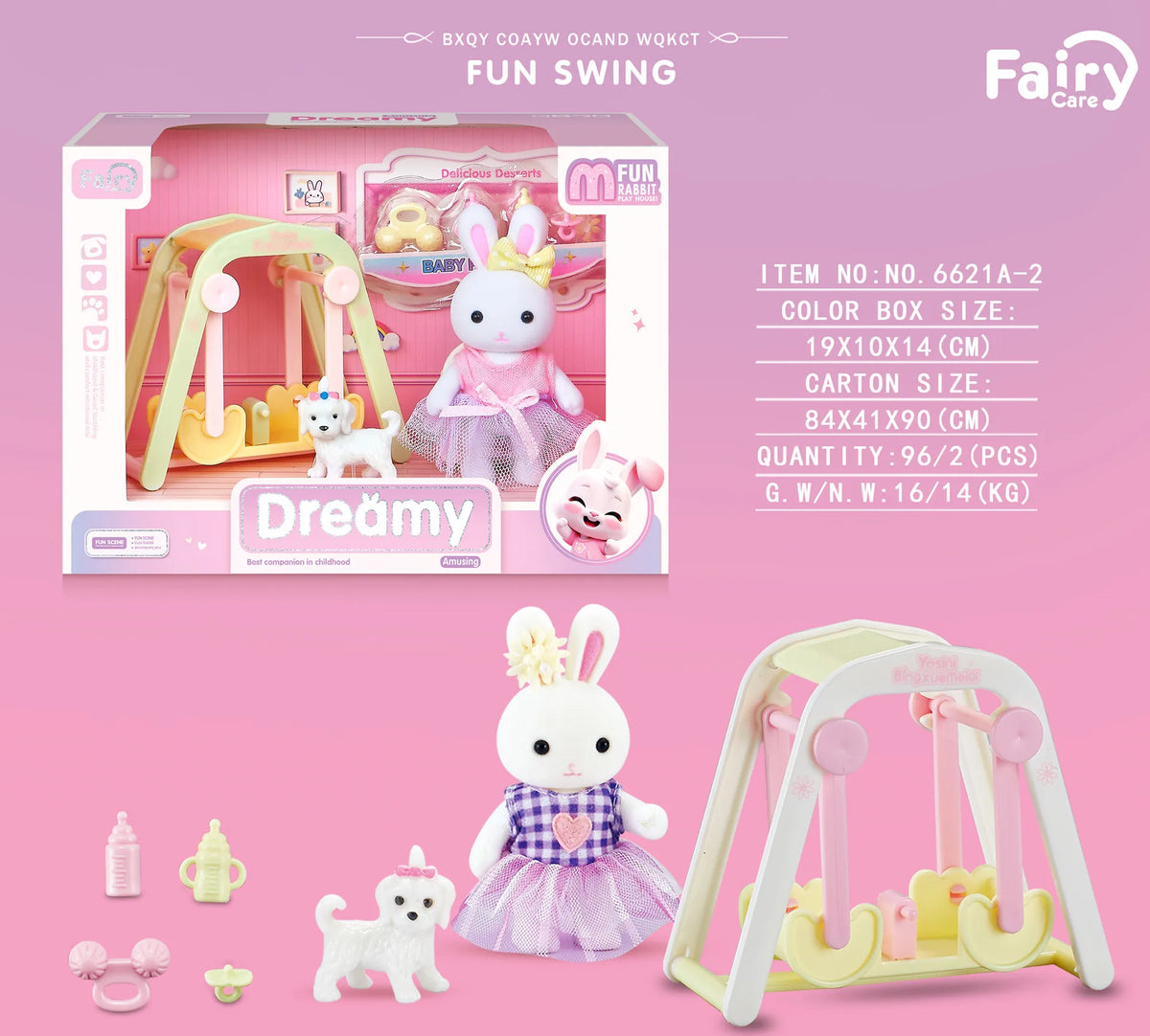 Little Rabbit Bedroom Kitchen Outdoor Gameslovely Scene Play Toys Zpaxo rocking bed