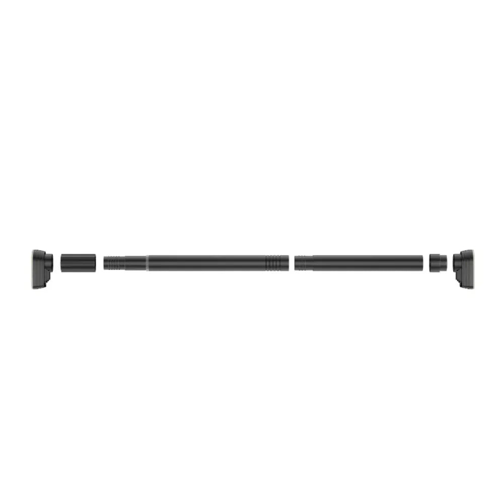 Up To 2.7m Adjustable Stainless Steel Shower Curtain Rod Clothes Drying Rack No-Drill Telescopic Pole for Laundry Room Bathroom Zpaxo