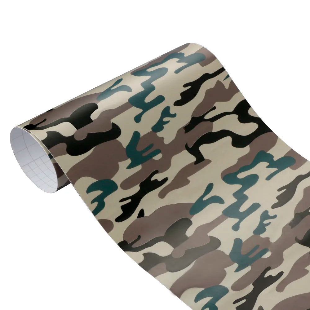 Woodland Vinyl PVC Digital Motorcycle Car Sticker Wrap Film Desert Zpaxo A
