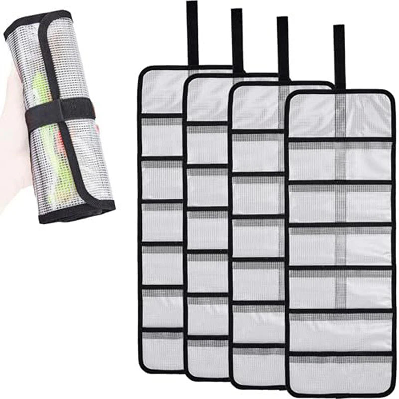 Foldable PVC Bag Fishing Accessories Large Capacity Storage Case Zpaxo