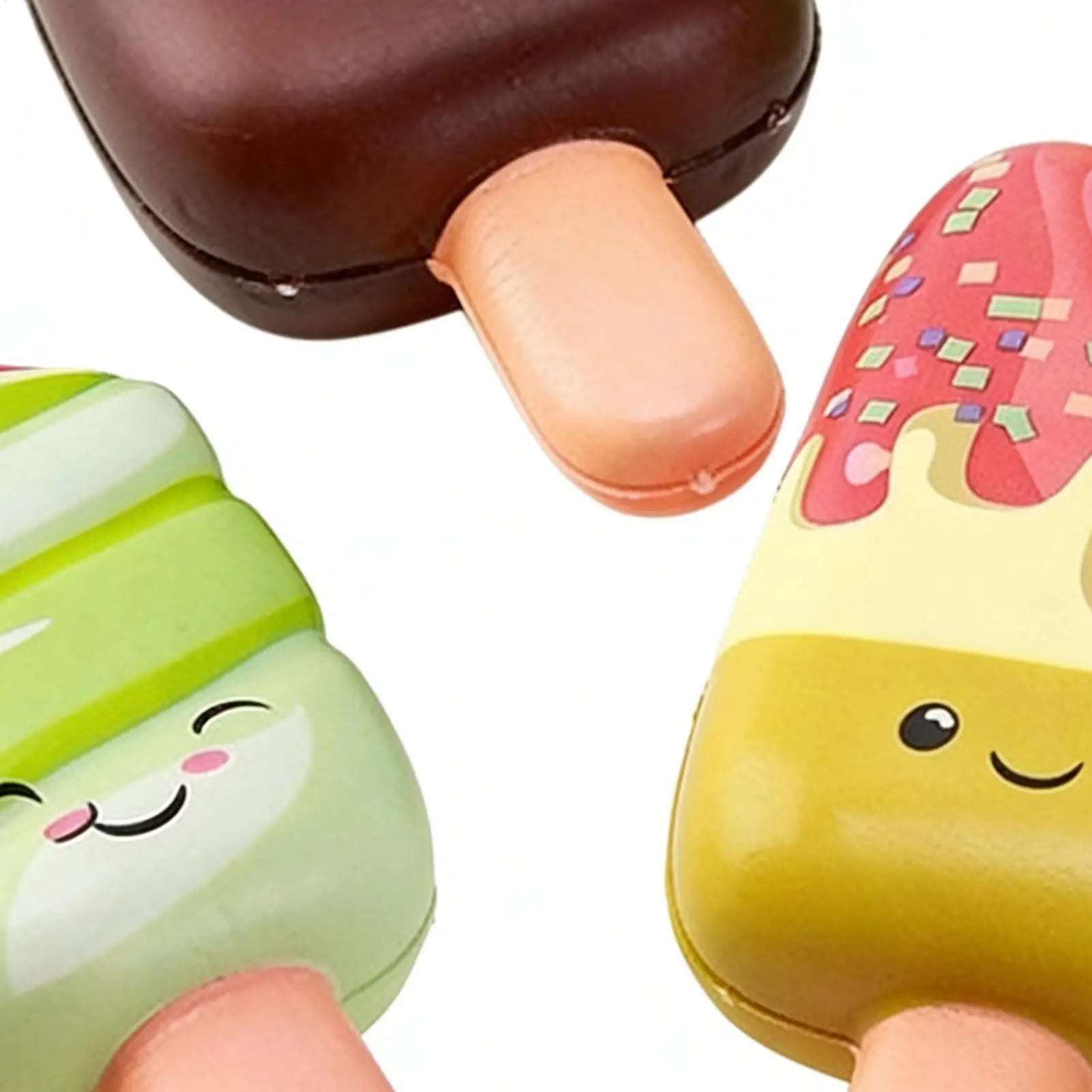 Ice Cream Squeezing Toy Realistic Soft Cute Ice Cream Fun Collectibles Quiet Fidget Toys For Adults Family Friends Youth Teens Zpaxo