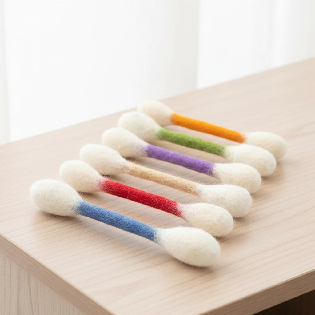 Creative Large Cotton Swab Shaped Catnip Toy 6-pcs Giant Kitten