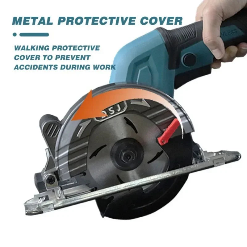 Brushless Circular Saw Multifunctional Cutting Tool Handheld Cordless