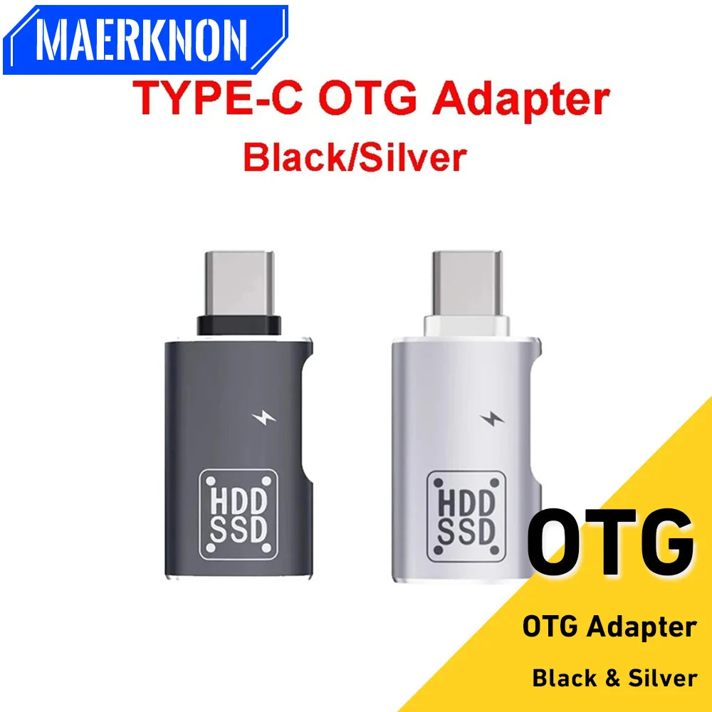 2-in-1 USB-C to USB 2.0 OTG Adapter | Type-C Connector USB-C OTG Adapter Zpaxo