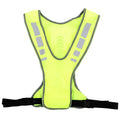 Elastic Cycling Safety Sports Bicycle Harness Night Running Jogging Zpaxo green