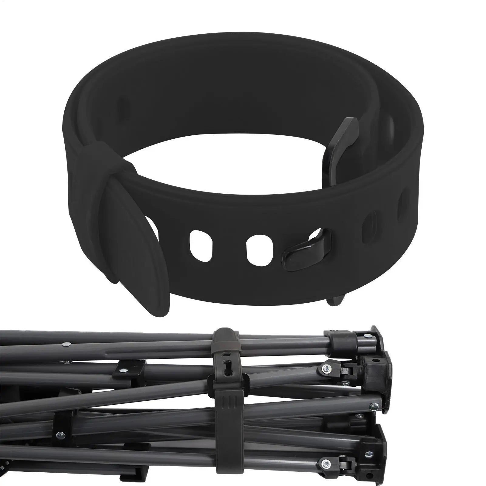 Rubber Tension Strap High Strength Cargo Belt Sport Water Bottle Compact Ties for Flashlight Luggage Air Pump Self Defense Stick Zpaxo