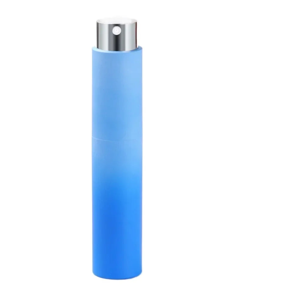 Travel Mini Perfume Bottle Refillable Empty Spray Rotating Portable Zpaxo blue-style2