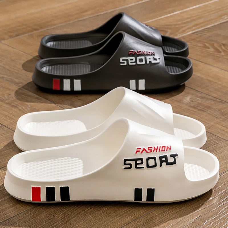 Thick Platform Slippers Men Women Home Soft Sole Pillow Slides