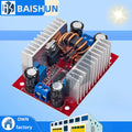 8 5-50V Input 10-60V Output 400W 15A DC-DC Step-up Boost Converter Zpaxo Default Title
