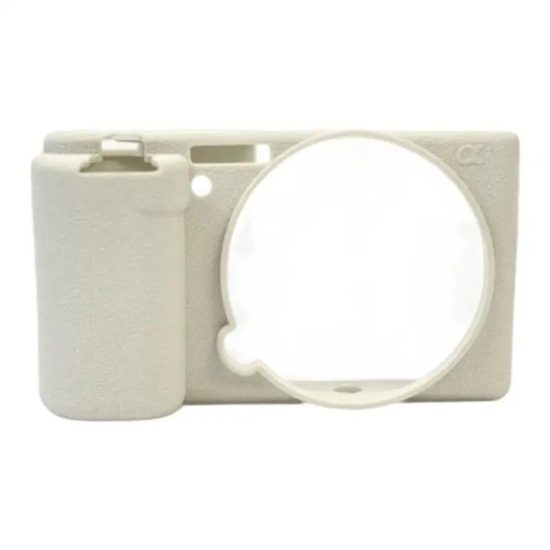 652F Textured Grip Silicone Cover ZVE10 Camera Heat Resistant Bottom Zpaxo White CN