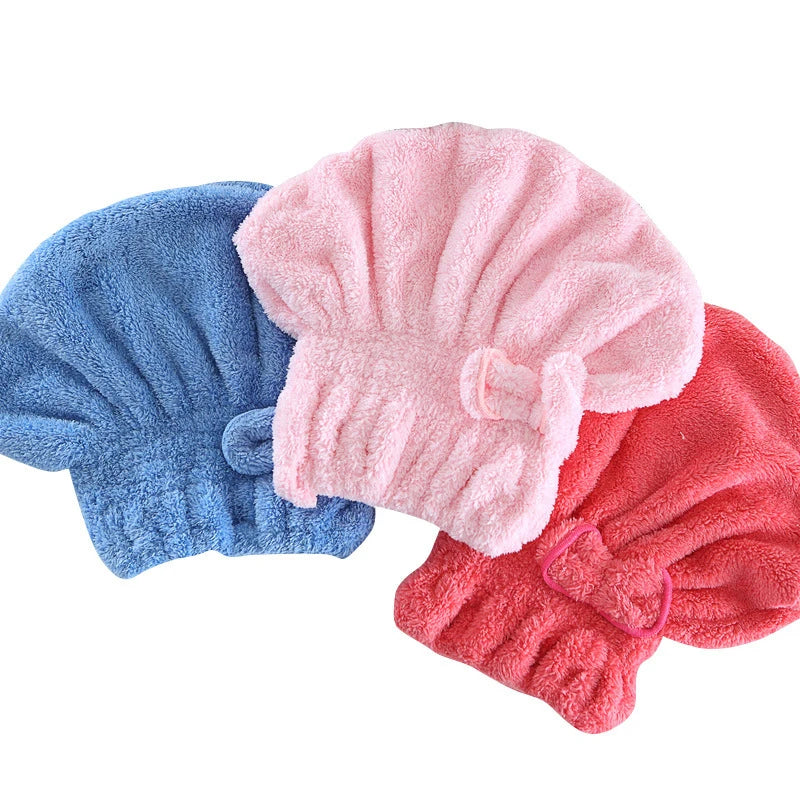 Quick Drying Hair Cap Women Bowtie Bathing Hat Microfiber Towel