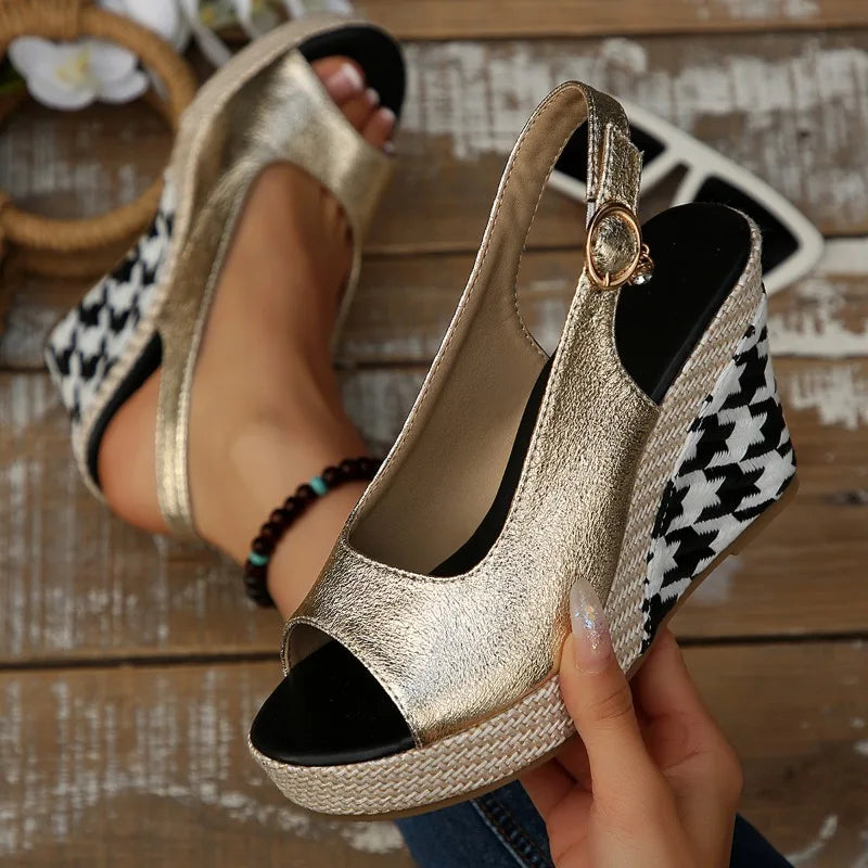 Summer Fashionable Height-increasing Women's Sandals Wear-resistant Zpaxo