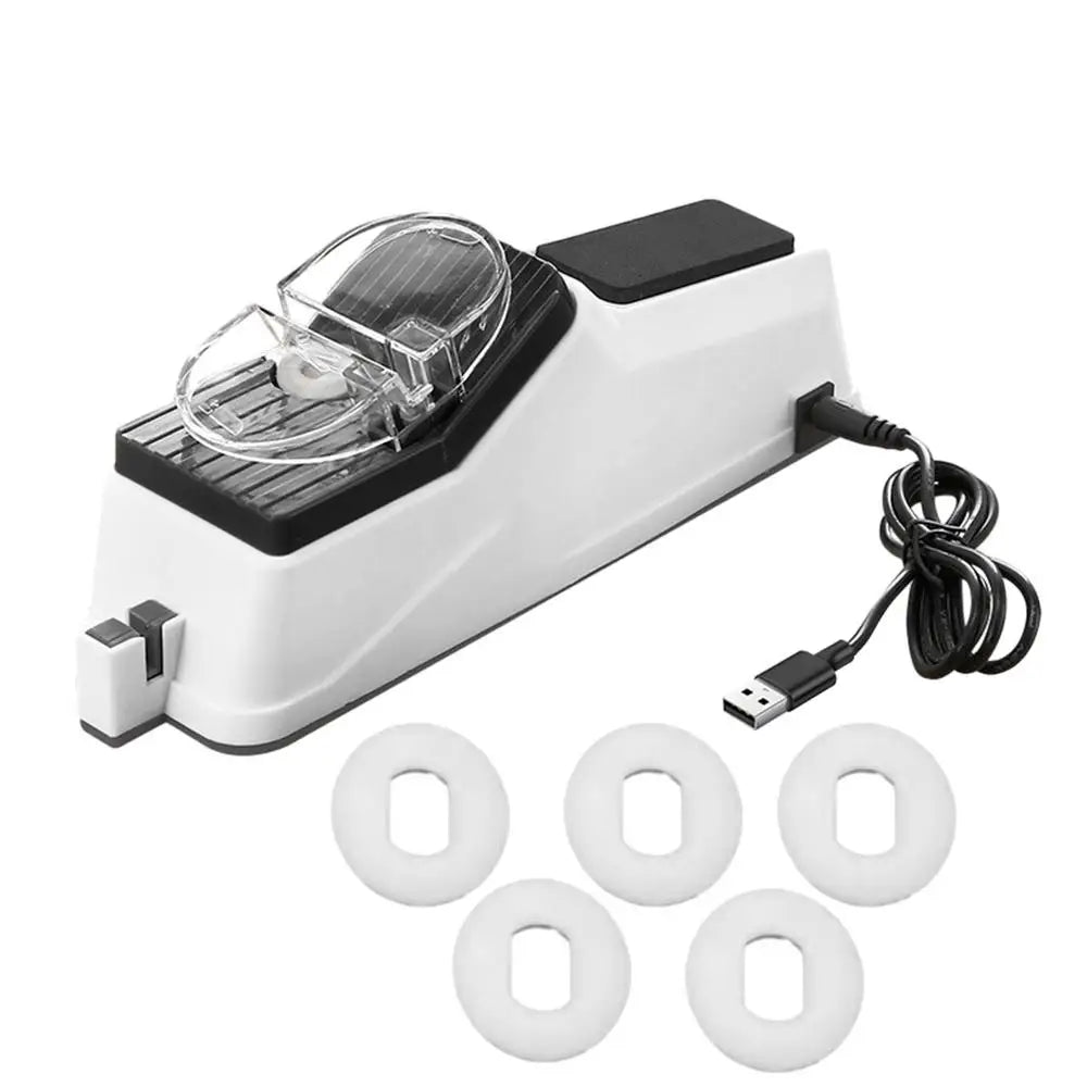 Electric Knife Sharpener Adjustable Kitchen Tool 5 Seconds Quick