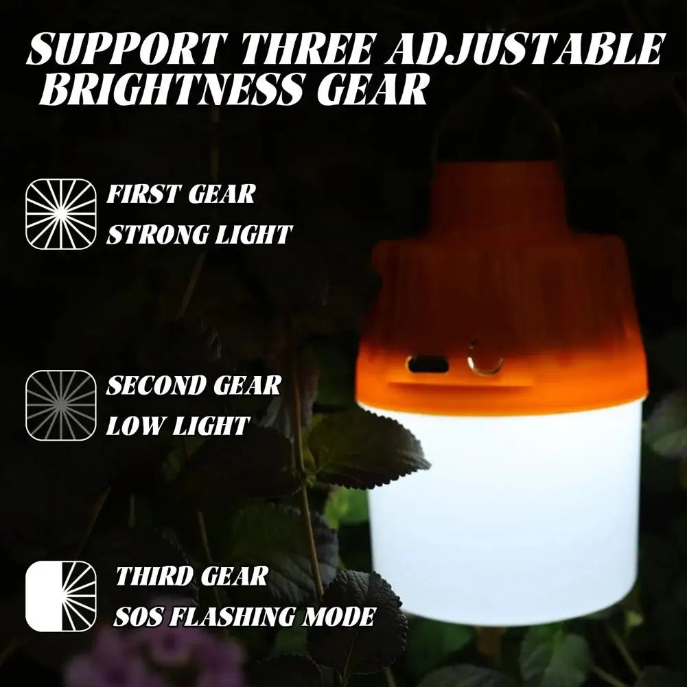 Portable USB Rechargeable LED Camping Lantern – 3 Light Modes LED Camping Lantern Zpaxo