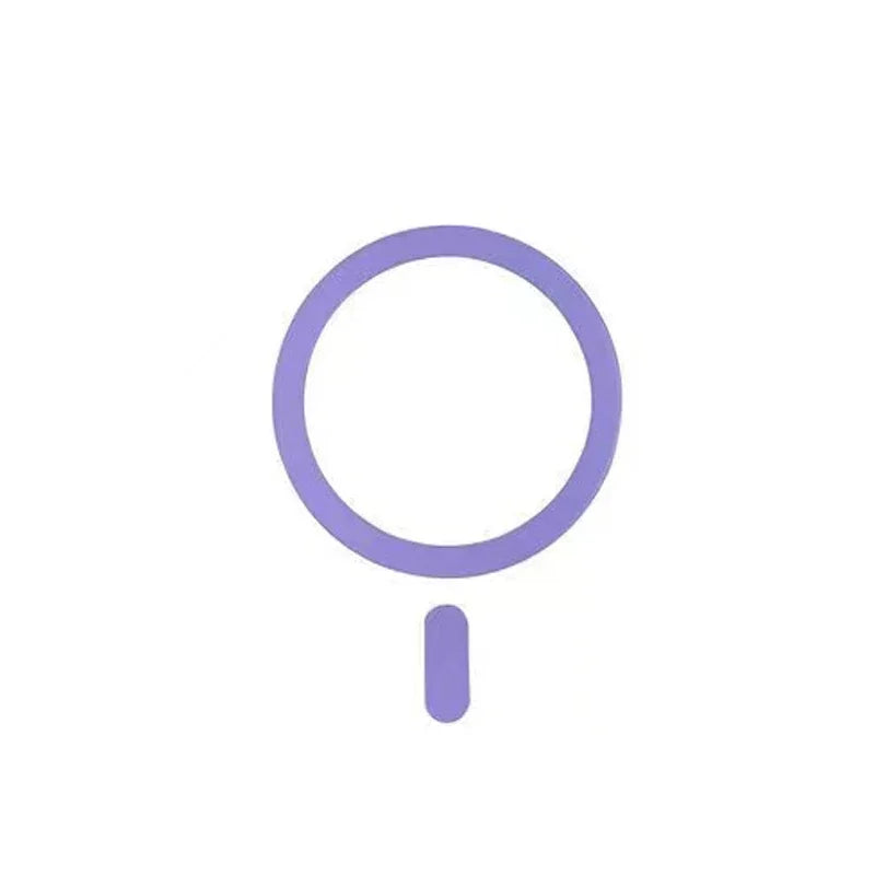 MagSafe Magnetic Metal Plate Ring – Universal Car Holder Sticker Magnetic Phone Mount Plate Zpaxo 1pcs Purple