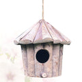 Creative Wooden Bird Nest Realistic Design Room Garden Decoration