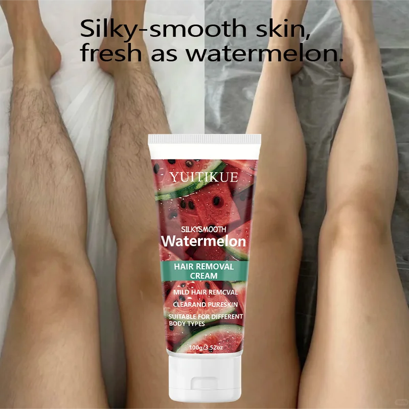 YUITIKUE Watermelon Depilatory Cream – Painless Hair Removal Depilatory Cream Zpaxo