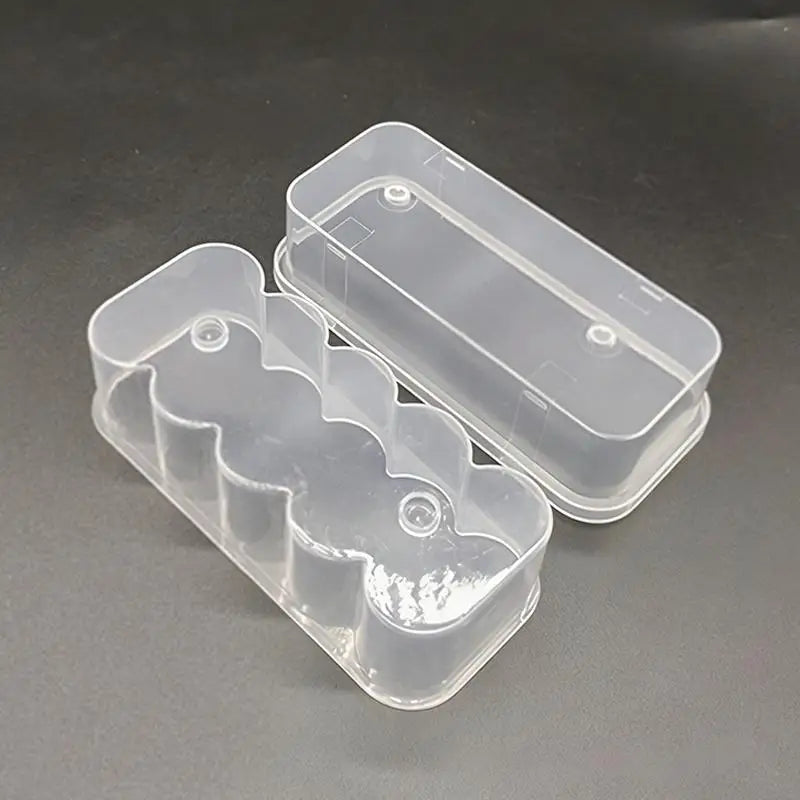 20mL 10-Slot Clear Vial Storage Case – Stackable Freezer Box