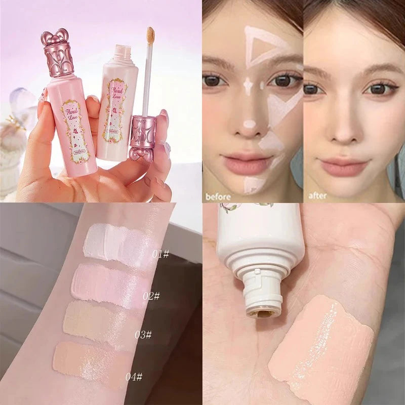 Pink Liquid Concealer Stick Whitening Lasting Moisturizing Cover Acne