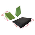 3Pcs Yoga Wedge Blocks EVA Foam Yoga Wedge Stretch Slant Boards Exercise Yoga Block Pilates Wedge Squats Fitness Accessories Zpaxo 3Pcs