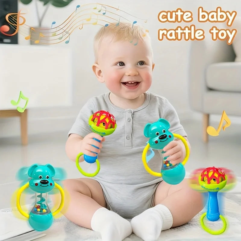 Blue Single Head Bell Vibrant Animal-themed Musical Instrument