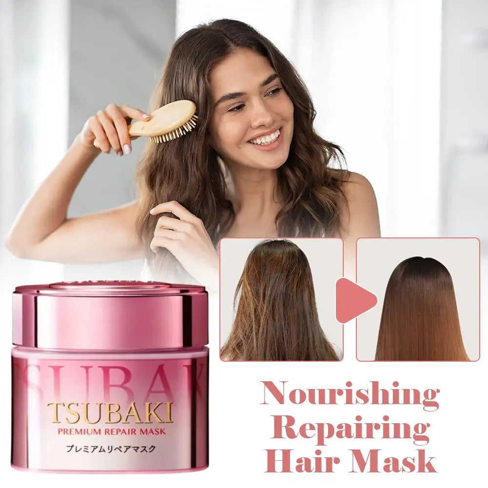 TSUBAKI 180g Salon Hair Mask – Repair, Anti-Frizz & Nourish Hair Repair Mask Zpaxo