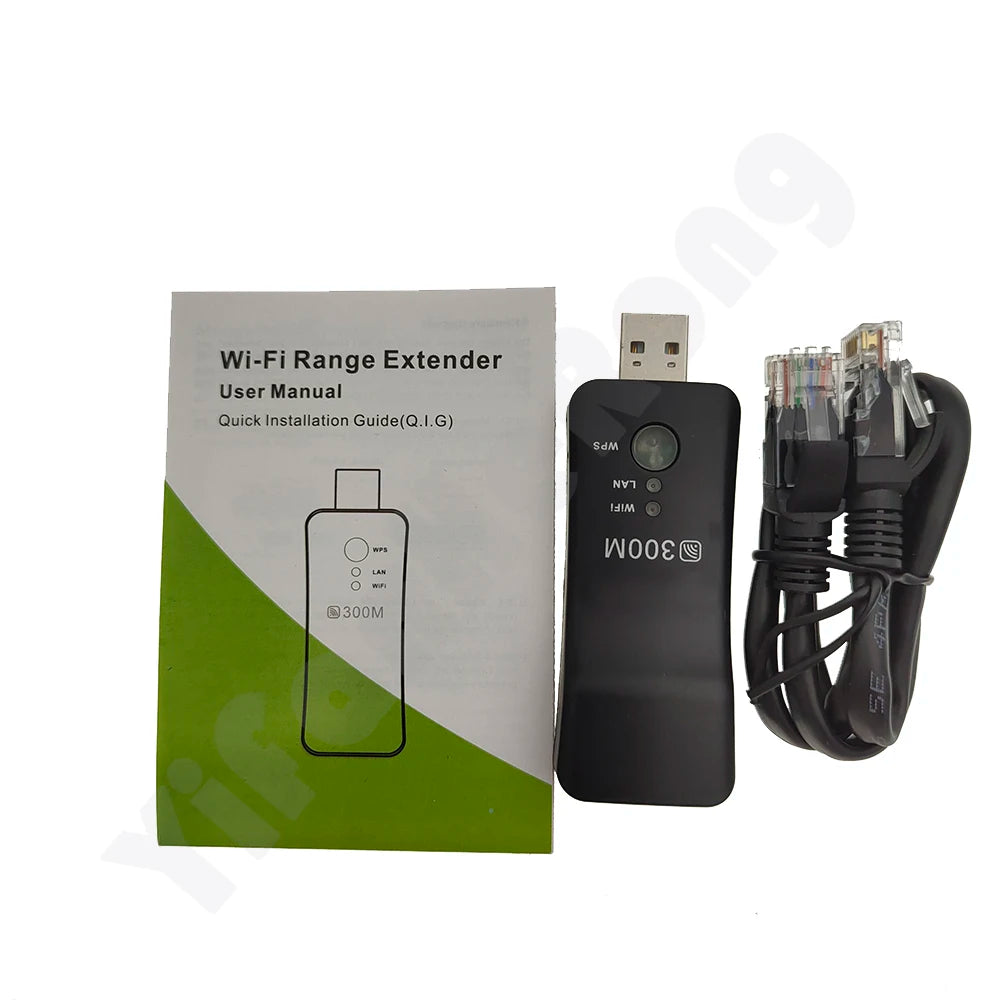 Wireless USB Universal 300Mbps For Smart TV Wifi Repeater Adapter Ethernet Network Repeater for Samsung Sony LG TV Zpaxo