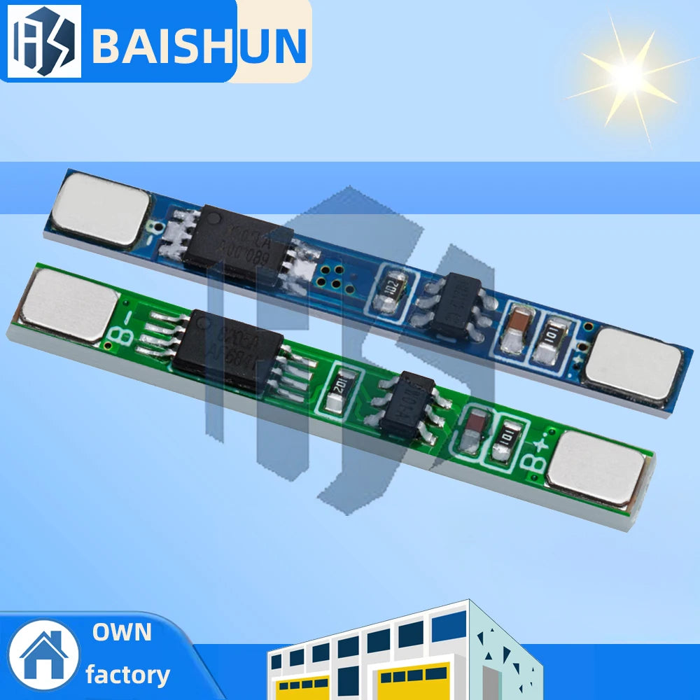 1 1S 3 2V 7V 3A LiFePO4 Lithium Li-ion BMS PCM Battery Protection Zpaxo