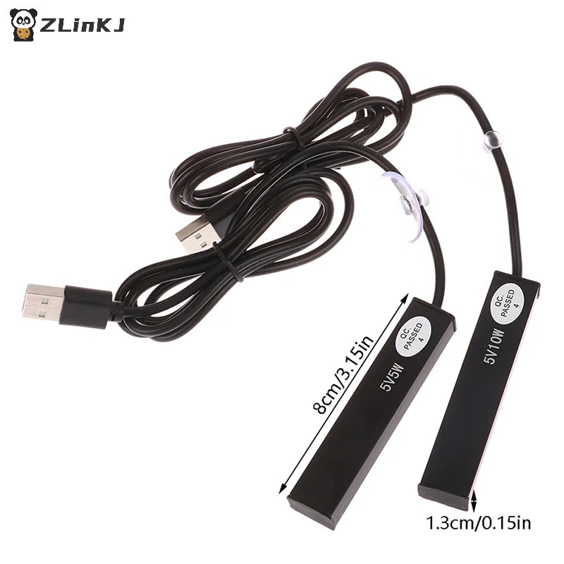 ▶1Pcs 5/10W Mini Aquarium Heater USB Charging For Small Fish Tank Heater Energy Saving Over Temperature Protection Accessories Zpaxo
