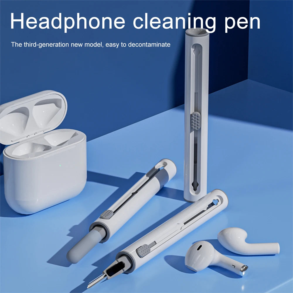 Cleaner Earphones Cleaning Pen Airpods 3 2 1 Case Brush 2-in-1