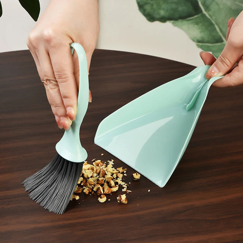 Mini Broom Dustpan Set Desktop Clean Brushes Table Keyboard Drawer Corner Clean Tool Household Cleaning Tools Small Gap Brush Zpaxo