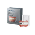 Silicone Veneer Teeth Kit – Fill Gaps, Upper & Lower Denture Set Cosmetic Denture Set Zpaxo 1set boxed