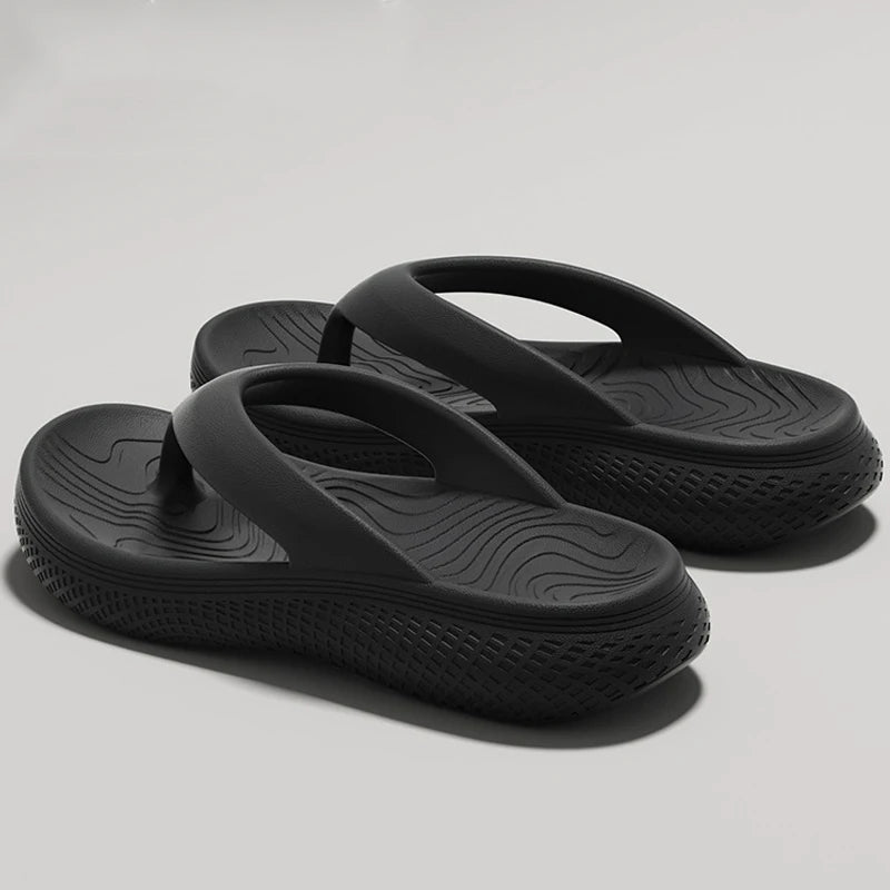 Big Men's Flip Flops Summer Sports Outdoor Flat Slides Casual Beach
