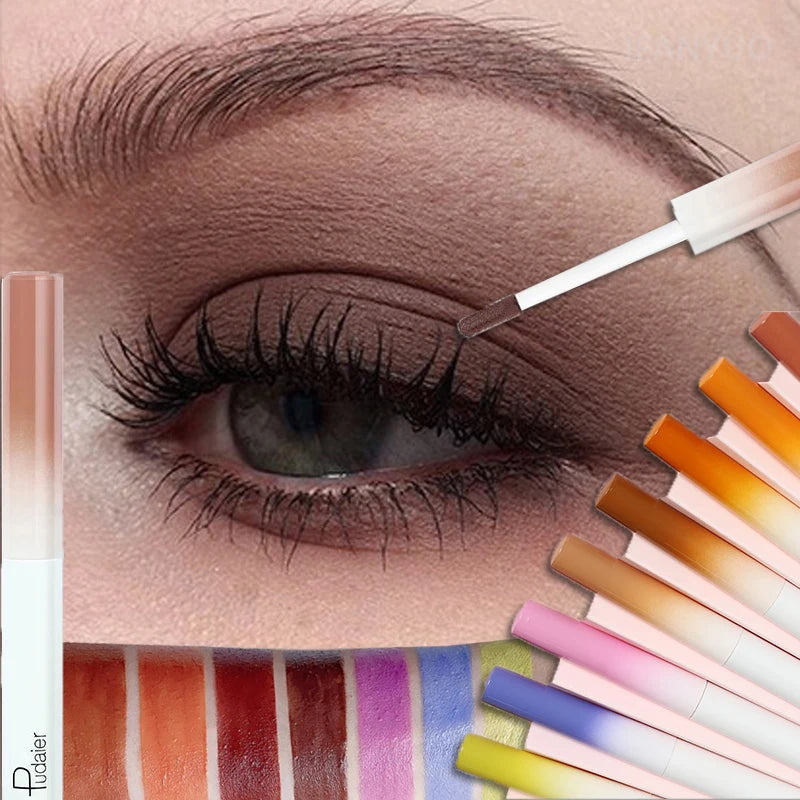 Matte Liquid Eyeshadow Waterproof Long Lasting Easy Eye Contour Blush