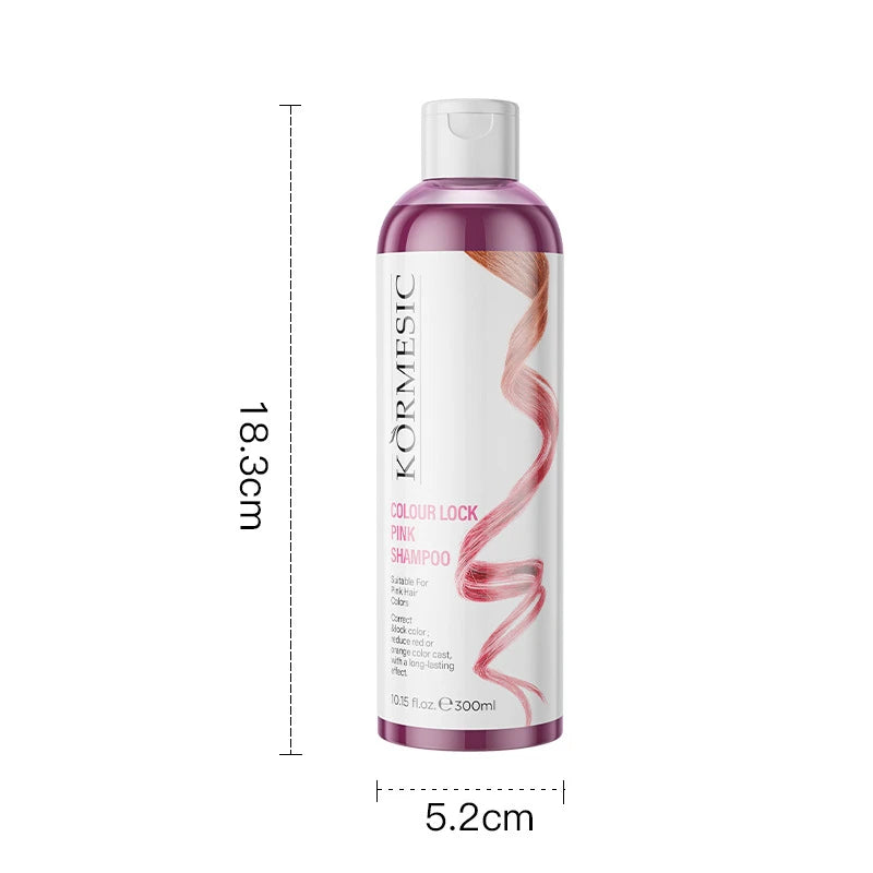 Color-protecting Shampoo Pink Setting Locking Care Enhance Retention Zpaxo 300ml-pink
