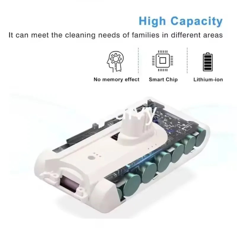 For Dreame V8 V9 V10 V9P V9B Dreame Vacuum Cleaner Battery 25.2V 5000mAh VVN3 VVN4 Cordless Dust Catcher Replacement Batteries Zpaxo