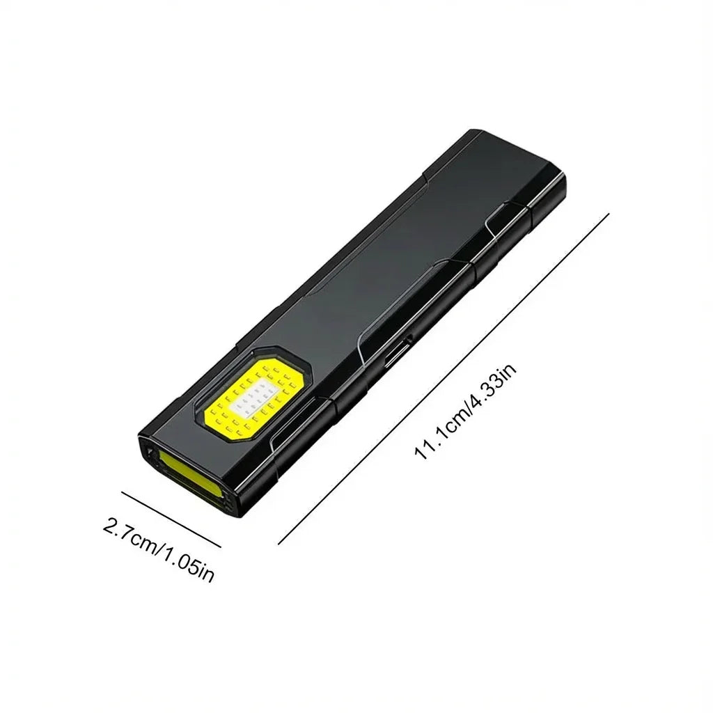 ESMARTER 800LM Rechargeable Magnetic Mini LED Keychain Flashlight