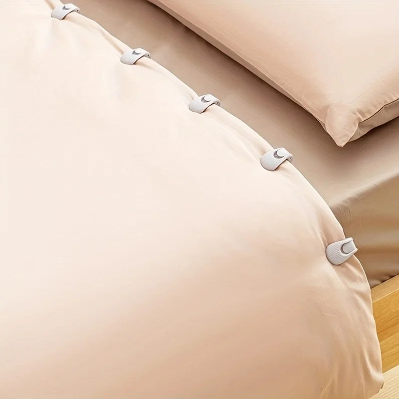 5pcs Bed Sheet Clips-Dual-Direction Adjustable Non-Slip Transparent Nylon Bedding Clips,Suitable for Hospitals,Homes,Hotels,Spas Zpaxo